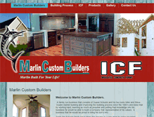 Tablet Screenshot of marlinbuilt.com